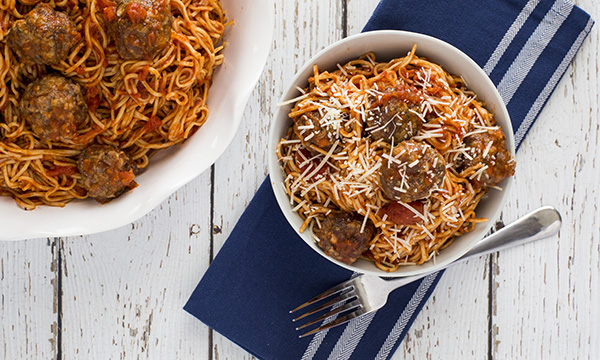 Classic Spaghetti and Meatballs